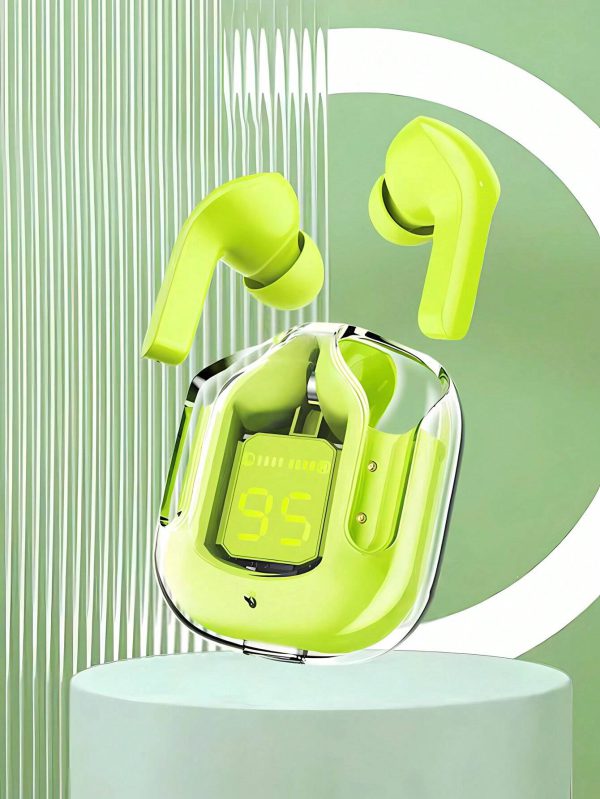 Air31 Earbuds Wireless Crystal Transparent Body Air 31 TWS Transparent Earbuds ( Random Color )