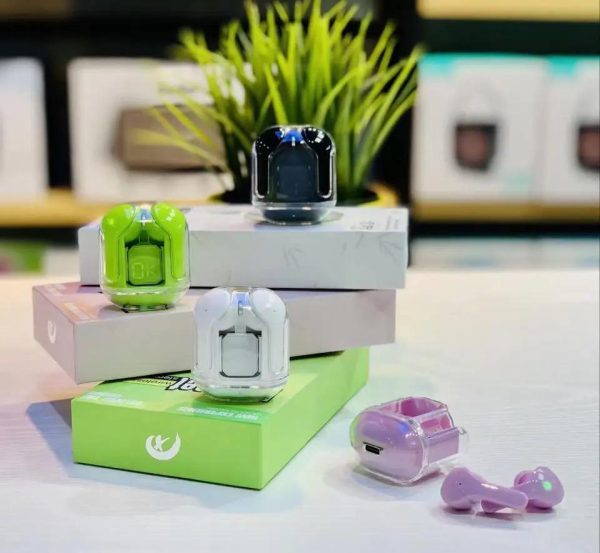 Air31 Earbuds Wireless Crystal Transparent Body Air 31 TWS Transparent Earbuds ( Random Color )