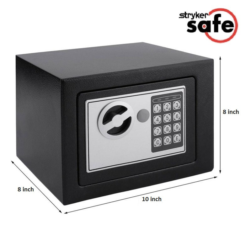 Digital Cash Safe, Best Home Safe in Pakistan, Digital Safe Box Household Money Mini Safes Small Steel Bank Safety Security Box Keep Cash Jewelry Or Document Securely With Key