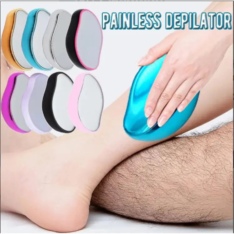 Hot Crystal Physical Hair Removal Eraser Glass Hair Remover Painless Epilator Easy Cleaning Reusable Body Care Depilation Tool