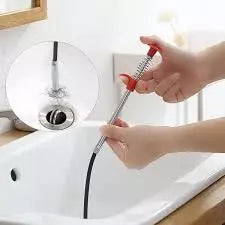 Flexible Metal Wire 60cm for Kitchen Sink Cleaning Hook Sewer Dredging